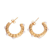 Load image into Gallery viewer, Pearl Dot Earrings
