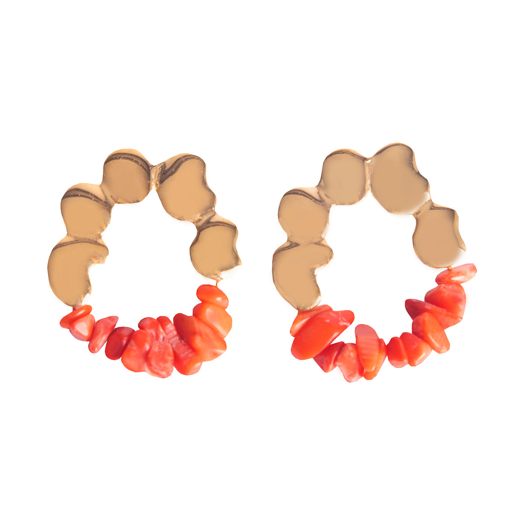 Mini Circle of Love Earrings
